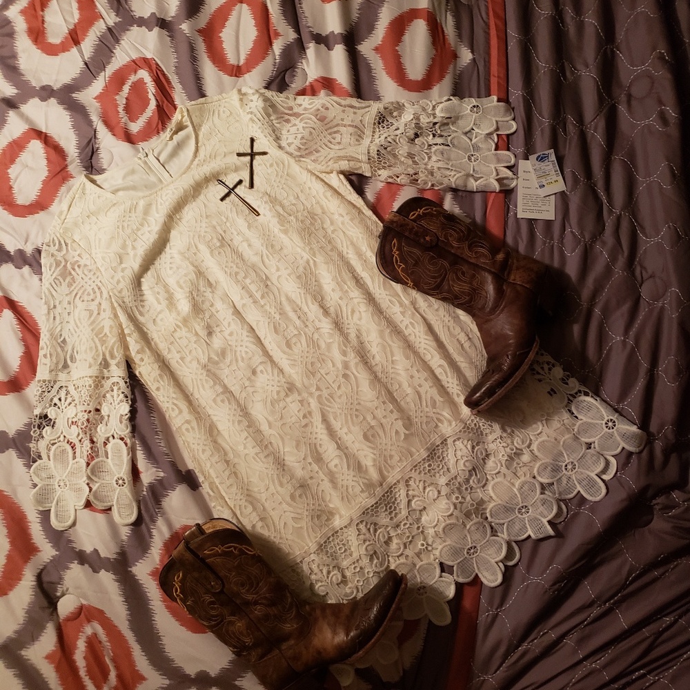 White dress